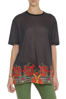 Givenchy Short Sleeved Flowers Print T Shirt - Lyst