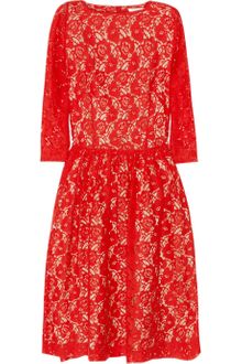 Helene Berman Lace Mini Dress - Lyst