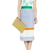 Jonathan Saunders Piya Stretch Silkcrepe Halterneck Top in Blue - Lyst