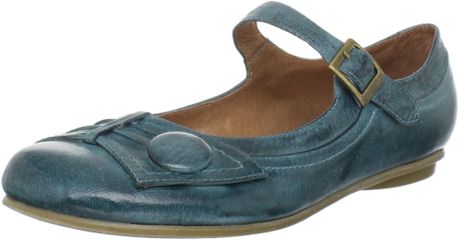 Miz Mooz Womens Dulce Mary Jane Flat in Blue - Lyst