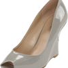 Nine West Womens Ampedup Wedge Pump in Gray (grey patent synthetic) - Lyst