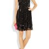 Red Valentino Embellished Mesh Dress in Black - Lyst