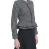 Red Valentino Lurex Oro Pied De Poule Jacket in Gray - Lyst