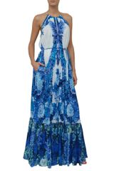 Roberto Cavalli Flower Print Cotton Dress
