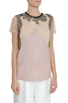 Valentino Lace Embroidered T-shirt Couture - Lyst