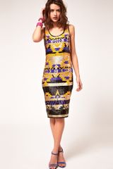 ASOS Collection Asos Midi Dress in Mex Tex Sequin