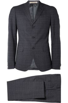 Bottega Veneta Plaid Wool Suit - Lyst