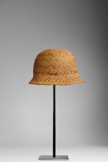 Burberry Cross Stitch Woven Hat