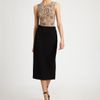 Jil Sander Cotton Skirt in Black - Lyst