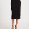 Jil Sander Cotton Skirt in Black - Lyst