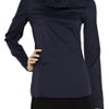 Jil Sander Stretch Cottonblend Top in Blue - Lyst