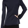Jil Sander Stretch Cottonblend Top in Blue - Lyst