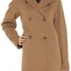 Jil Sander Doublebreasted Wool Coat in Brown - Lyst