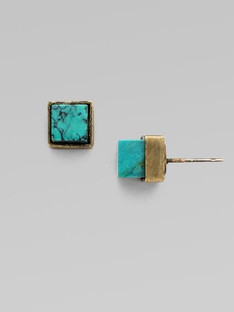 Kelly Wearstler Turquoise Stud Earrings - Lyst