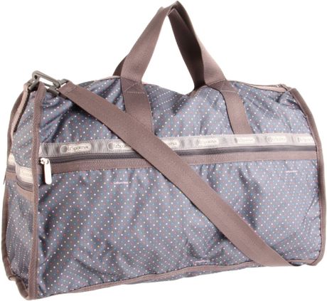 Lesportsac Womens Large Weekender Duffle Bag in Gray (dotti) | Lyst