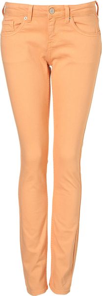 Moto Peach Baxter Jeans - Lyst