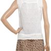 Vanessa Bruno Sheer Linen Top in White - Lyst