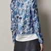 Christopher Kane Splice and Fold Jacket in Blue - Lyst