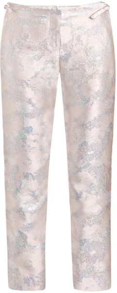  Metallic Brocade Trousers 
