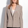 Classiques Entier Double Breasted Suit Jacket in Brown (taupe multi) - Lyst
