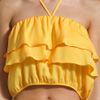 Dolce Vita Ward Layered Halter Top in Yellow - Lyst