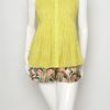 Jason Wu Sleeveless Pleated Blouse in Yellow - Lyst