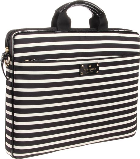 kate spade black computer bag