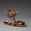 L.a.m.b. Myra Sandal in Elephant/black in Gray (elephant & black) - Lyst