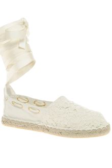 River Island Crochet Espadrilles - Lyst