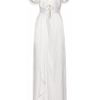 Temperley London Scarlett Crystalembellished Silksatin Gown in White - Lyst