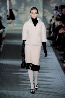Tory Burch Fall 2012 Pointy Heeled Spectators Leather Pumps in Black and White - Lyst