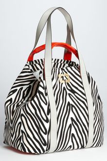 Diane Von Furstenberg Kaya - Large Print Canvas Tote - Lyst