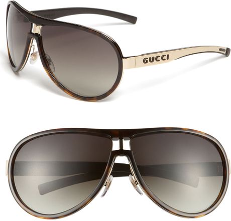 gucci havana aviator sunglasses