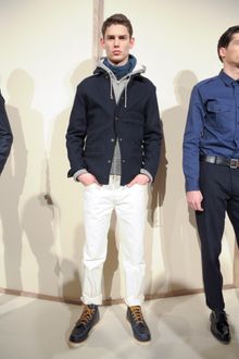 J.Crew Fall 2012 Short Casual Jacket in Dark Blue - Lyst