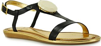 Kate Spade Ippolita - Black Leather Gem Sandal - Lyst