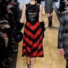 Michael Kors Fall 2012 Sleeveless Crew Neck Leather Top in Black (black, red) - Lyst