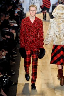 Michael Kors Fall 2012 Tartan Full-Length Straight- Leg Pants - Lyst