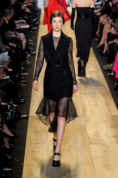 Michael Kors Fall 2012 Formal Waistcoat Jacket in Black  in Black - Lyst
