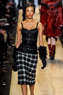 Michael Kors Fall 2012 Black Leather Clutch Bag - Lyst