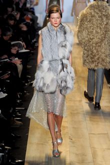 Michael Kors Fall 2012 High Heel Platform Sandals In Silver - Lyst
