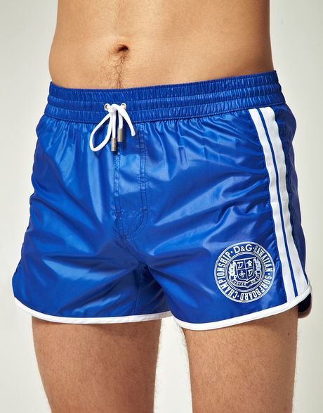 D&g D&g Swim Short in Blue for Men - Lyst