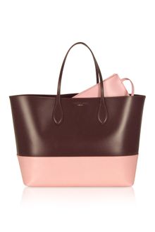 Rochas Two Tone Leather Tote - Lyst
