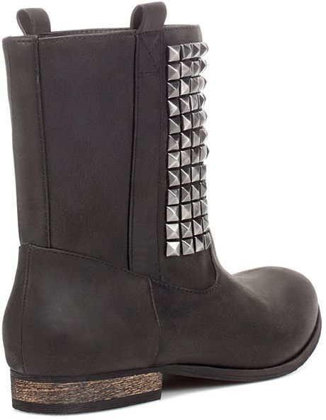 zara micro studded boots