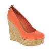 Aldo Aldo Drewel Espadrille Platform Wedge Shoes in Orange - Lyst