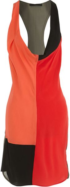 Alexander Wang Color Block Swimsuit Dress - Lyst