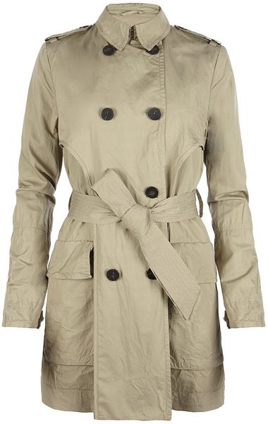 Allsaints Utility Trenchcoat in Beige (sand) - Lyst