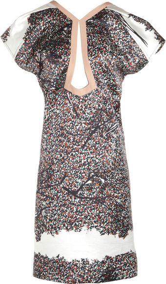 Balenciaga Keyhole Neck Dress - Lyst