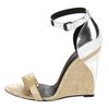 Bottega Veneta Wedge Sandals in Beige (s) - Lyst