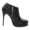 Burberry Quilted Leather Platform Ankle Boot in Black (b) - Lyst