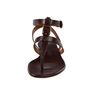 Burberry Leather Buckle Gladiator Sandals in Brown (c) - Lyst